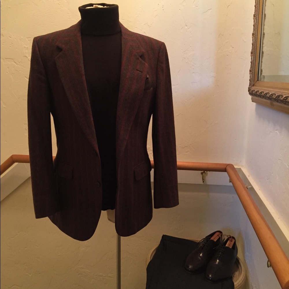 Men pierre Cardin couture wool blazer size 40